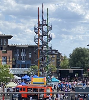 die bekannten "Zuckerstangen" in Allermöhe